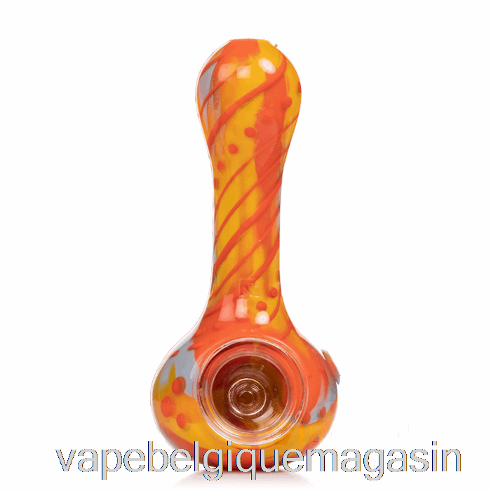 Vape Jetable Eyce Oraflex Cuillère En Silicone Floral Désert (gris/orange/sunglow)